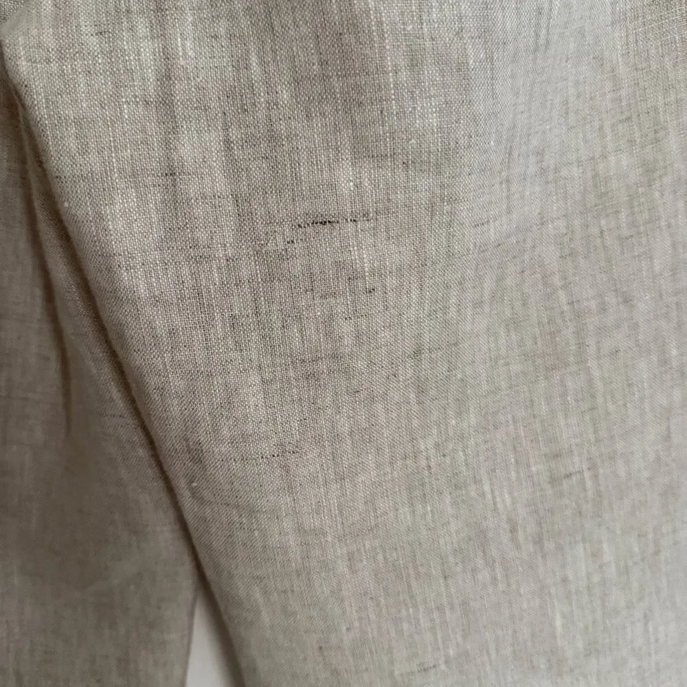 Reformation Freddie Linen Pants 4 Oatmeal - New with Tags